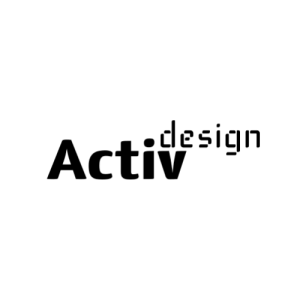 Logo noir Activ design