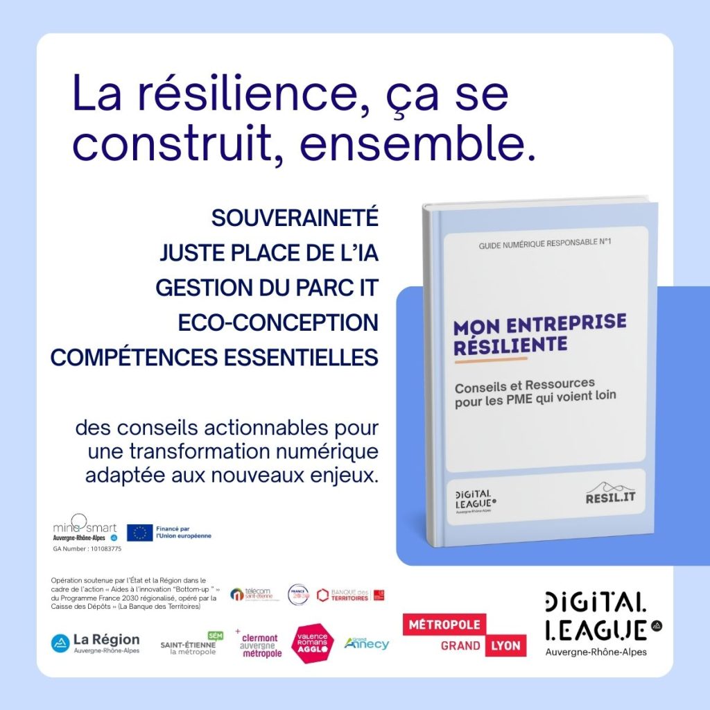 Illustration du guide sur la résilience en entreprise fait par Digital League