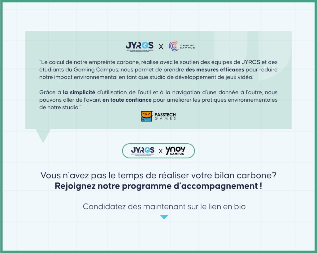 Visuel de la citation qu'on fait passtech games